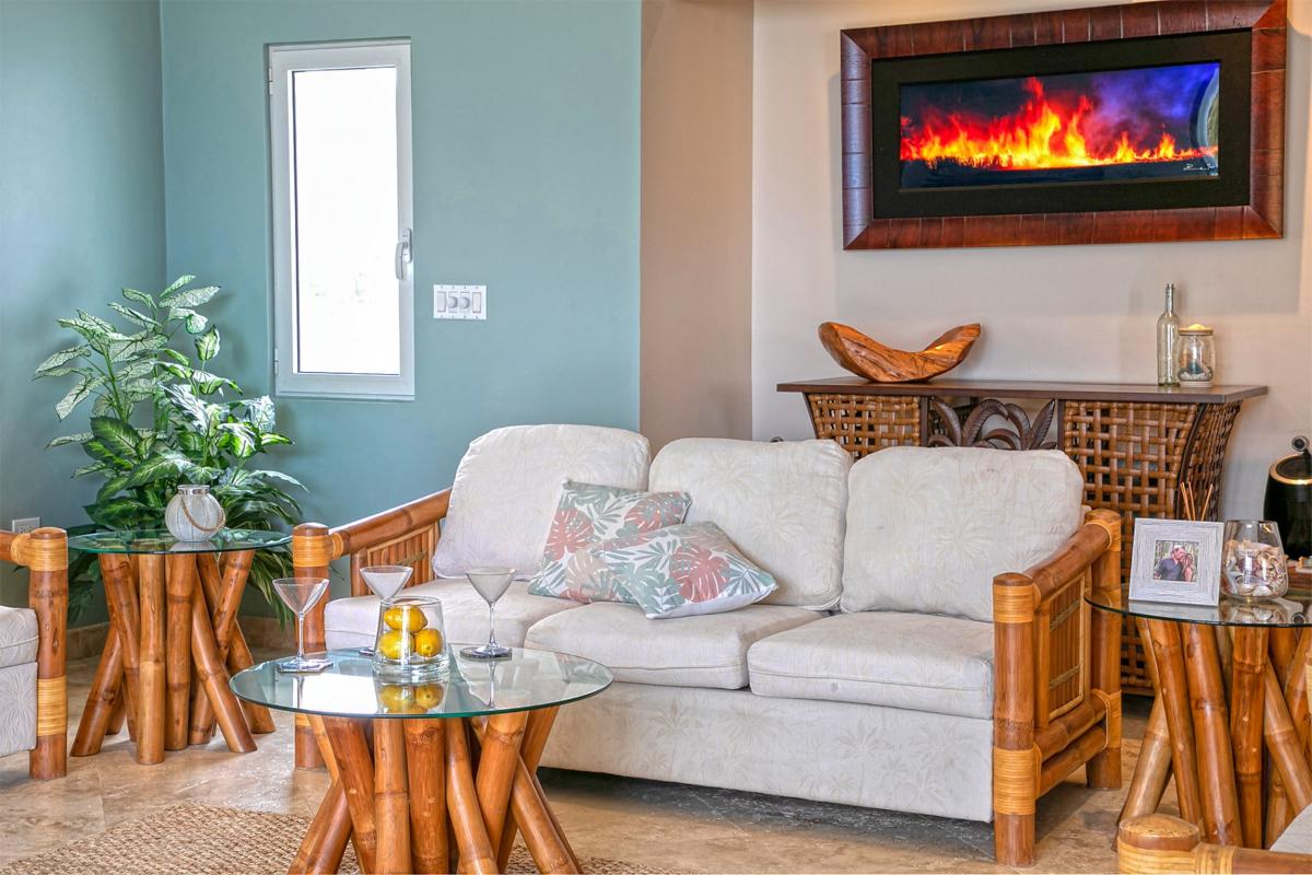 Villa rental St Martin - Sofa
